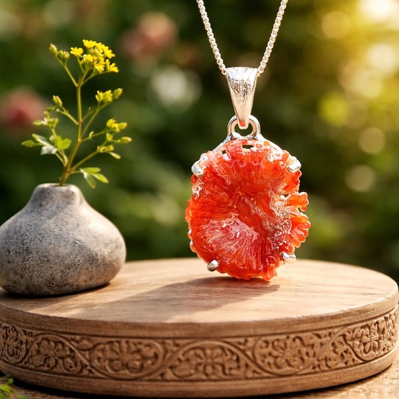 Robin's Nest Jewels Jewelry - Red Horn Coral Necklace